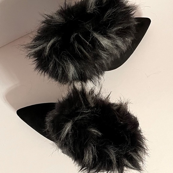 Faux Fur Suede Ankle Boots - Picture 12 of 14
